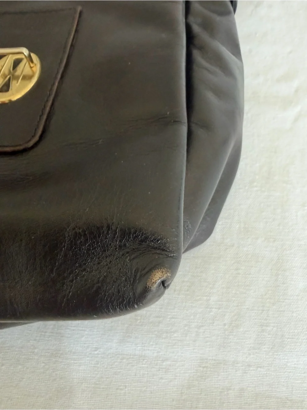Vintage Wilsons Leather Handcrafted Brown Leather Messenger Briefcase